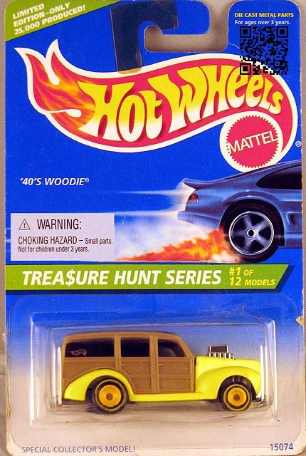 2000 Hot Wheels Treasure Hunt #58 White '67 Pontiac GTO w/RR's Thailand Base 